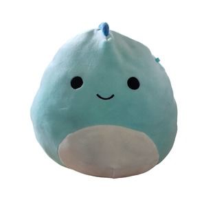 Kellytoy Squishmallows 2019 8" Ben Blue Dinosaur NO EAR TAG See Description